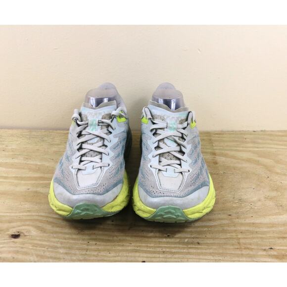 Hoka One One Womens 9.5D Gray Speedcoat 5 Lace Up 1123158-MTLL Athletic - Picture 2 of 8